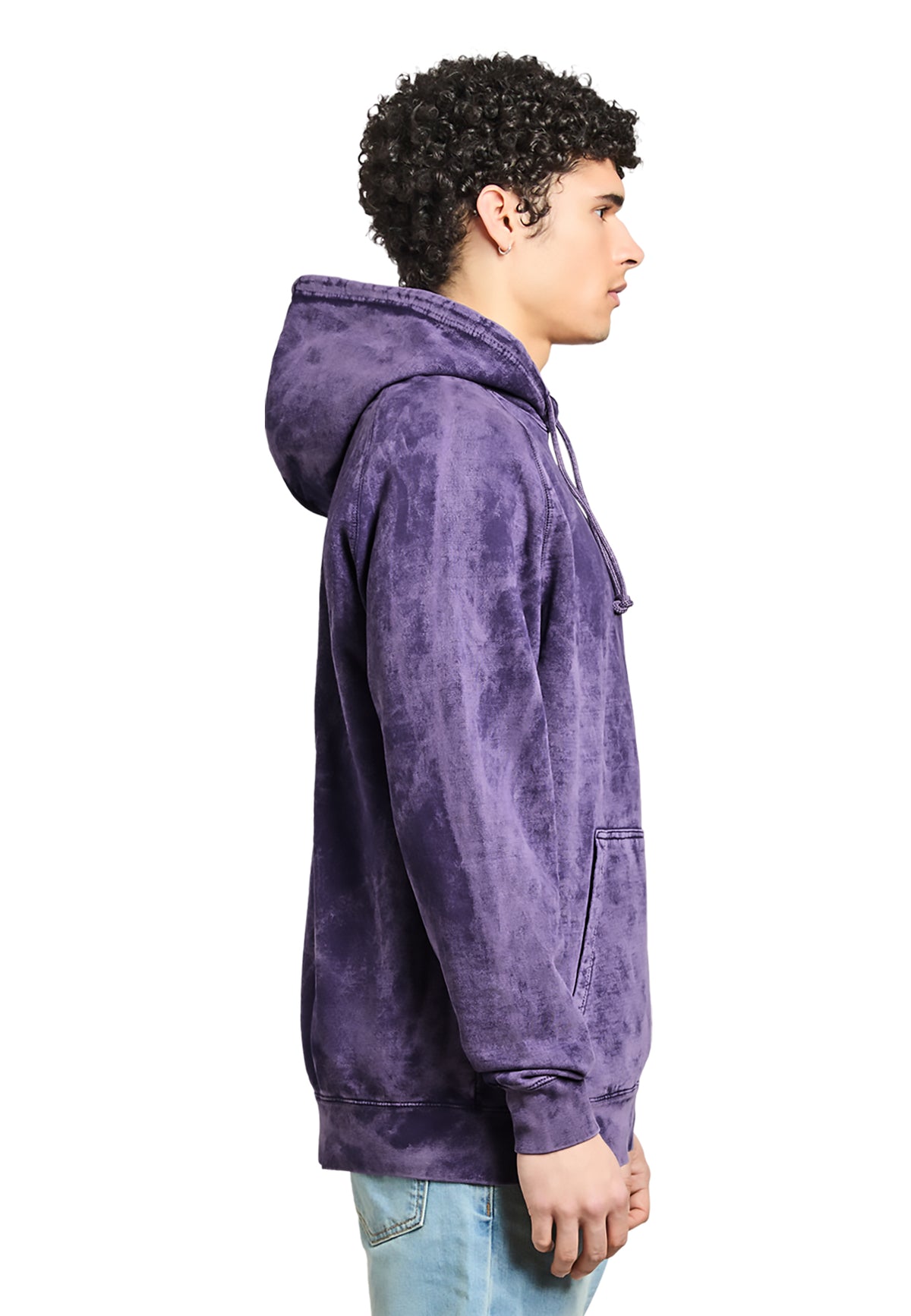 Vintage Raglan Hoodie - Cloud Purple